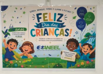 Aprendizado, brincadeiras e muita alegria no Dia das Crianças na ANEEL